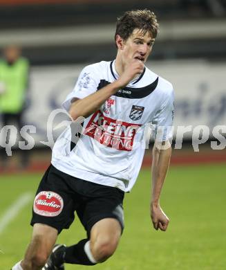 Fussball. Erste Liga. RZ Pellets WAC/St. Andrae gegen FC Lustenau 1907. Christian Falk (Wolfsberg), (Lustenau). Wolfsberg, 22.10.2010.
Foto: Kuess 

---
pressefotos, pressefotografie, kuess, qs, qspictures, sport, bild, bilder, bilddatenbank