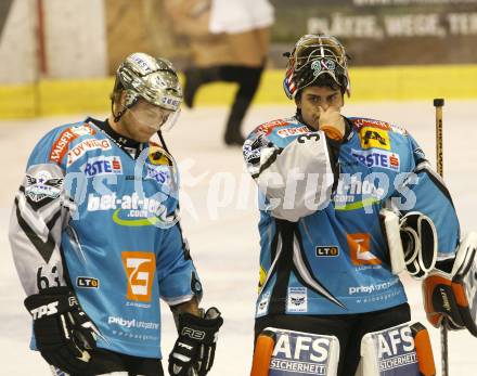 EBEL. Eishockey Bundesliga. KAC gegen EHC LIWEST Linz. WESTLUND Alex SCHLACHER Markus (Linz). Klagenfurt, am 22.10.2010.
Foto: Nadja Kuess
---
pressefotos, pressefotografie, kuess, qs, qspictures, sport, bild, bilder, bilddatenbank