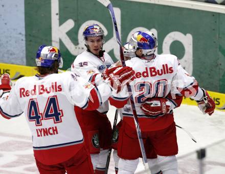 EBEL. Eishockey Bundesliga. EC Pasut VSV gegen EC Red Bull Salzburg.  Torjubel (Salzburg). Villach, am 24.10.2010.
Foto: Nadja Kuess 
 


---
pressefotos, pressefotografie, kuess, qs, qspictures, sport, bild, bilder, bilddatenbank