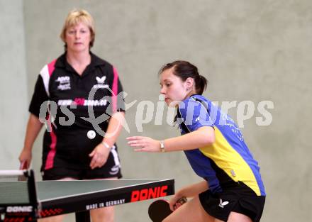 Tischtennis. Kaerntner ASVOE Landesmeisterschaften. Claudia Schaetzer, Evelyn Schaetzer.. Tanzenberger, am 24.10.2010.
Foto: Kuess
---
pressefotos, pressefotografie, kuess, qs, qspictures, sport, bild, bilder, bilddatenbank