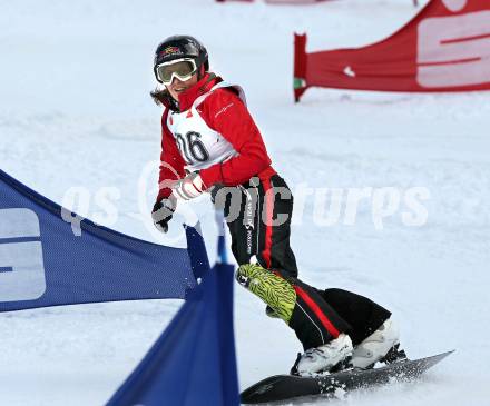 Snowboard. Oesterreichische Meisterschaft. Parallelslalom. Ina Meschik (AUT). Gerlitzen, am 27.3.2010.
Foto: Kuess
---
pressefotos, pressefotografie, kuess, qs, qspictures, sport, bild, bilder, bilddatenbank