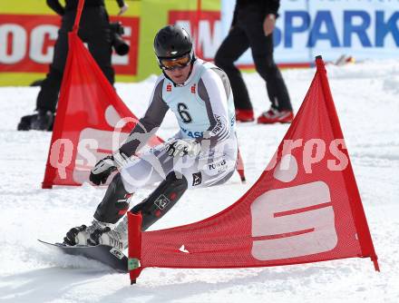 Snowboard. Oesterreichische Meisterschaft. Parallelslalom. Andreas Lausegger (AUT). Gerlitzen, am 27.3.2010.
Foto: Kuess
---
pressefotos, pressefotografie, kuess, qs, qspictures, sport, bild, bilder, bilddatenbank