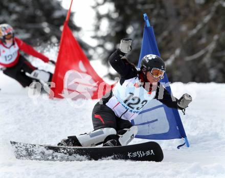 Snowboard. Oesterreichische Meisterschaft. Parallelslalom. Claudia Riegler (AUT). Gerlitzen, am 27.3.2010.
Foto: Kuess
---
pressefotos, pressefotografie, kuess, qs, qspictures, sport, bild, bilder, bilddatenbank