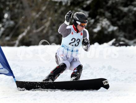 Snowboard. Oesterreichische Meisterschaft. Parallelslalom. Andreas Lausegger (AUT). Gerlitzen, am 27.3.2010.
Foto: Kuess
---
pressefotos, pressefotografie, kuess, qs, qspictures, sport, bild, bilder, bilddatenbank