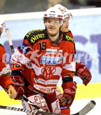 EBEL. Eishockey Bundesliga. KAC gegen Alba Volan SAPA Fehervar AV19. Stefan Geier (KAC)). Klagenfurt, am 26.10.2010.
Foto: Kuess 

---
pressefotos, pressefotografie, kuess, qs, qspictures, sport, bild, bilder, bilddatenbank