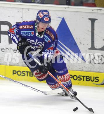 EBEL. Eishockey Bundesliga. EC Pasut VSV gegen Olimpija Ljubljana  (Laibach). Michael Raffl (VSV). Villach, am 8.10.2010.
Foto: Kuess 


---
pressefotos, pressefotografie, kuess, qs, qspictures, sport, bild, bilder, bilddatenbank