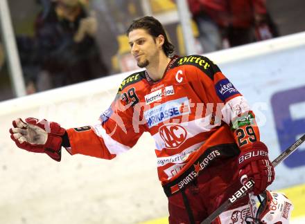 EBEL. Eishockey Bundesliga. KAC gegen Alba Volan SAPA Fehervar AV19. Christoph Brandner (KAC). Klagenfurt, am 26.10.2010.
Foto: Kuess 

---
pressefotos, pressefotografie, kuess, qs, qspictures, sport, bild, bilder, bilddatenbank