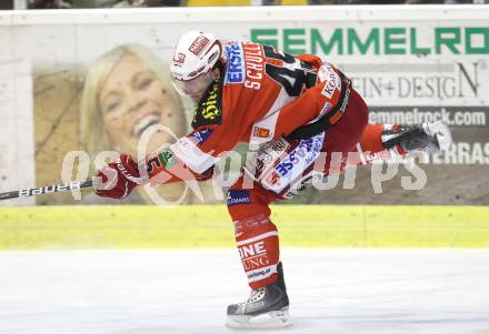 EBEL. Eishockey Bundesliga. KAC gegen Alba Volan SAPA Fehervar AV19. David Schuller (KAC). Klagenfurt, am 26.10.2010.
Foto: Kuess 

---
pressefotos, pressefotografie, kuess, qs, qspictures, sport, bild, bilder, bilddatenbank