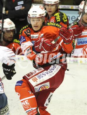 EBEL. Eishockey Bundesliga. KAC gegen Alba Volan SAPA Fehervar AV19. Stefan Geier (KAC). Klagenfurt, am 26.10.2010.
Foto: Kuess 

---
pressefotos, pressefotografie, kuess, qs, qspictures, sport, bild, bilder, bilddatenbank