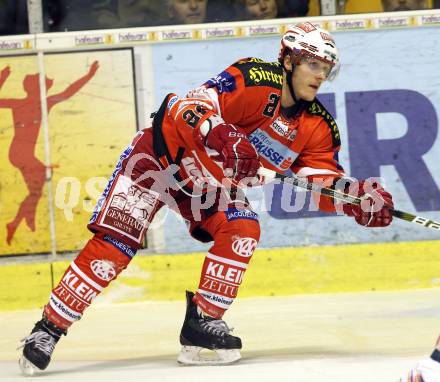 EBEL. Eishockey Bundesliga. KAC gegen Alba Volan SAPA Fehervar AV19. Manuel Geier (KAC). Klagenfurt, am 26.10.2010.
Foto: Kuess 

---
pressefotos, pressefotografie, kuess, qs, qspictures, sport, bild, bilder, bilddatenbank