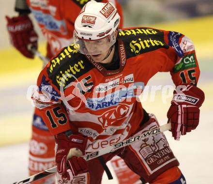 EBEL. Eishockey Bundesliga. KAC gegen Alba Volan SAPA Fehervar AV19. Paul Schellander  (KAC). Klagenfurt, am 26.10.2010.
Foto: Kuess 

---
pressefotos, pressefotografie, kuess, qs, qspictures, sport, bild, bilder, bilddatenbank