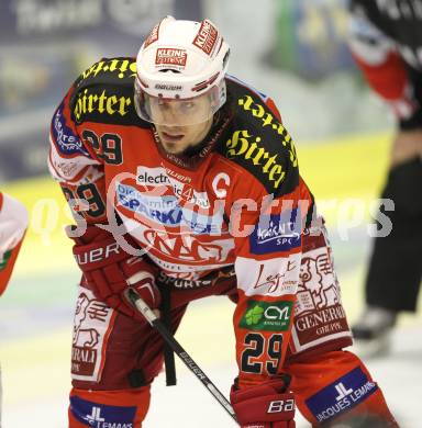 EBEL. Eishockey Bundesliga. KAC gegen Alba Volan SAPA Fehervar AV19. Christoph Brandner (KAC). Klagenfurt, am 26.10.2010.
Foto: Kuess 

---
pressefotos, pressefotografie, kuess, qs, qspictures, sport, bild, bilder, bilddatenbank