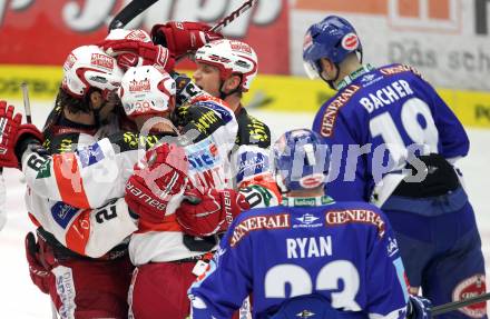 EBEL. Eishockey Bundesliga. VSV gegen KAC. Torjubel KAC. Villach, am 29.10.2010.
Foto: Kuess 

---
pressefotos, pressefotografie, kuess, qs, qspictures, sport, bild, bilder, bilddatenbank