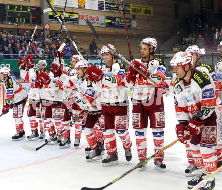 EBEL. Eishockey Bundesliga. VSV gegen KAC. Jubel KAC. Villach, am 29.10.2010.
Foto: Kuess 

---
pressefotos, pressefotografie, kuess, qs, qspictures, sport, bild, bilder, bilddatenbank