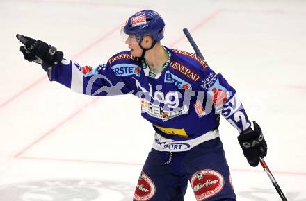 EBEL. Eishockey Bundesliga. VSV gegen KAC. Torjubel Michael Raffl (VSV). Villach, am 29.10.2010.
Foto: Nadja Kuess 

---
pressefotos, pressefotografie, kuess, qs, qspictures, sport, bild, bilder, bilddatenbank