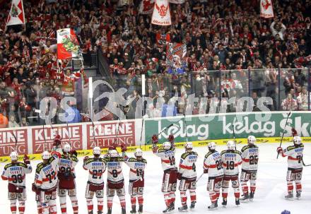 EBEL. Eishockey Bundesliga. VSV gegen KAC. Jubel KAC. Villach, am 29.10.2010.
Foto: Nadja Kuess 

---
pressefotos, pressefotografie, kuess, qs, qspictures, sport, bild, bilder, bilddatenbank