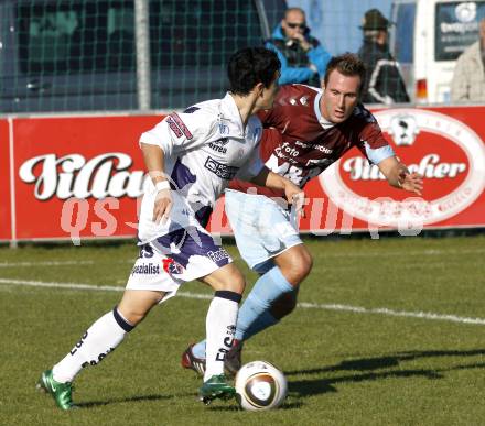 Fussball. Regionalliga. SAK gegen SV Feldkirchen. Koller Marco (SAK),  (SAK), Oberrisser Florian (Feldkirchen). Klagenfurt, 30.10.2010.
Foto: Nadja Kuess 

---
pressefotos, pressefotografie, kuess, qs, qspictures, sport, bild, bilder, bilddatenbank