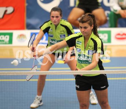 Badminton Bundesliga. ASKOE Kelag Kaernten gegen ASV Pressbaum. Bistra Maneva, Stasa Poznanovic (Kaernten). Klagenfurt, am 30.10.2010.
Foto: Kuess
---
pressefotos, pressefotografie, kuess, qs, qspictures, sport, bild, bilder, bilddatenbank