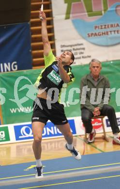 Badminton Bundesliga. ASKOE Kelag Kaernten gegen ASV Pressbaum. Krasimir Yankov (Kaernten). Klagenfurt, am 30.10.2010.
Foto: Kuess
---
pressefotos, pressefotografie, kuess, qs, qspictures, sport, bild, bilder, bilddatenbank