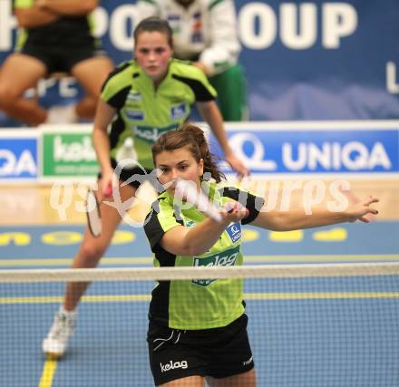 Badminton Bundesliga. ASKOE Kelag Kaernten gegen ASV Pressbaum. Bistra Maneva, Stasa Poznanovic (Kaernten). Klagenfurt, am 30.10.2010.
Foto: Kuess
---
pressefotos, pressefotografie, kuess, qs, qspictures, sport, bild, bilder, bilddatenbank