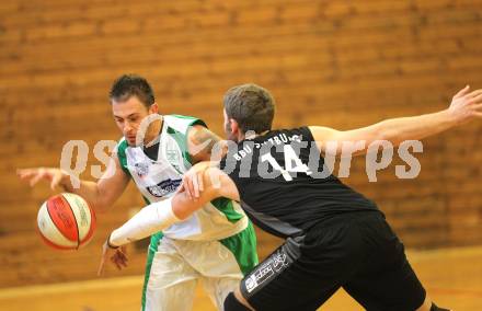 Basketball 2. Bundesliga. KOS Klagenfurt gegen BBU Salzburg. Denis Hvalec (KOS), Jasmin Tomas (Salzburg). Klagenfurt, am 31.10.2010.
Foto: Kuess
---
pressefotos, pressefotografie, kuess, qs, qspictures, sport, bild, bilder, bilddatenbank