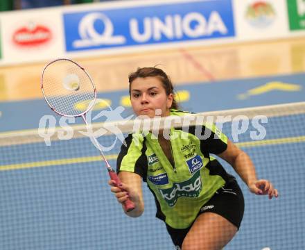 Badminton Bundesliga. ASKOE Kelag Kaernten gegen ASV Pressbaum. Bistra Maneva (Kaernten). Klagenfurt, am 30.10.2010.
Foto: Kuess
---
pressefotos, pressefotografie, kuess, qs, qspictures, sport, bild, bilder, bilddatenbank