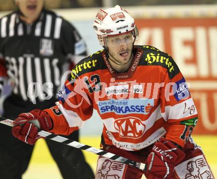 EBEL. Eishockey Bundesliga. KAC gegen EC Red Bull Salzburg. Johannes Kirisits (KAC). Klagenfurt, am 31.10.2010.
Foto: Kuess
---
pressefotos, pressefotografie, kuess, qs, qspictures, sport, bild, bilder, bilddatenbank