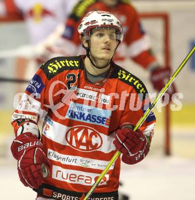 EBEL. Eishockey Bundesliga. KAC gegen EC Red Bull Salzburg. Manuel Geier (KAC). Klagenfurt, am 31.10.2010.
Foto: Kuess
---
pressefotos, pressefotografie, kuess, qs, qspictures, sport, bild, bilder, bilddatenbank