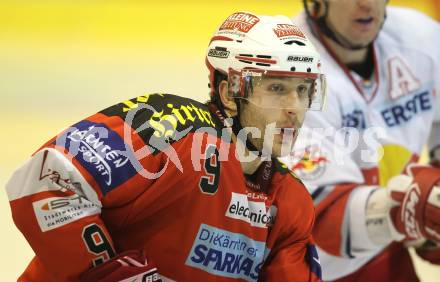 EBEL. Eishockey Bundesliga. KAC gegen EC Red Bull Salzburg. Tyler Spurgeon (KAC). Klagenfurt, am 31.10.2010.
Foto: Kuess
---
pressefotos, pressefotografie, kuess, qs, qspictures, sport, bild, bilder, bilddatenbank