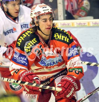 EBEL. Eishockey Bundesliga. KAC gegen EC Red Bull Salzburg. Martin Schumnig (KAC). Klagenfurt, am 31.10.2010.
Foto: Kuess
---
pressefotos, pressefotografie, kuess, qs, qspictures, sport, bild, bilder, bilddatenbank