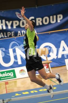 Badminton Bundesliga. ASKOE Kelag Kaernten gegen ASV Pressbaum. Krasimir Yankov (Kaernten). Klagenfurt, am 30.10.2010.
Foto: Kuess
---
pressefotos, pressefotografie, kuess, qs, qspictures, sport, bild, bilder, bilddatenbank