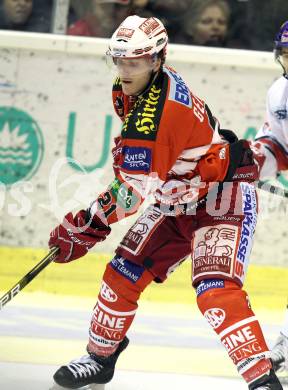 EBEL. Eishockey Bundesliga. KAC gegen EC Red Bull Salzburg. Manuel Geier (KAC). Klagenfurt, am 31.10.2010.
Foto: Kuess
---
pressefotos, pressefotografie, kuess, qs, qspictures, sport, bild, bilder, bilddatenbank