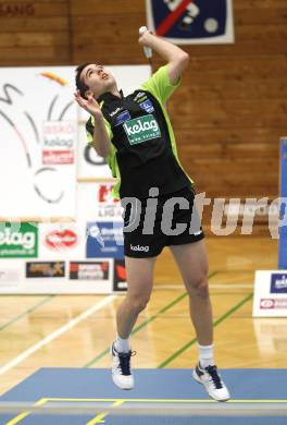 Badminton Bundesliga. ASKOE Kelag Kaernten gegen ASV Pressbaum. Iztok Utrosa (Kaernten). Klagenfurt, am 30.10.2010.
Foto: Kuess
---
pressefotos, pressefotografie, kuess, qs, qspictures, sport, bild, bilder, bilddatenbank