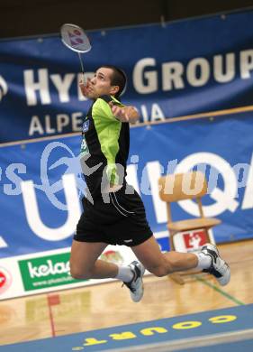 Badminton Bundesliga. ASKOE Kelag Kaernten gegen ASV Pressbaum. Krasimir Yankov (Kaernten). Klagenfurt, am 30.10.2010.
Foto: Kuess
---
pressefotos, pressefotografie, kuess, qs, qspictures, sport, bild, bilder, bilddatenbank