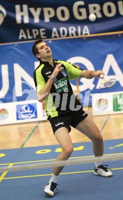 Badminton Bundesliga. ASKOE Kelag Kaernten gegen ASV Pressbaum. Iztok Utrosa (Kaernten). Klagenfurt, am 30.10.2010.
Foto: Kuess
---
pressefotos, pressefotografie, kuess, qs, qspictures, sport, bild, bilder, bilddatenbank