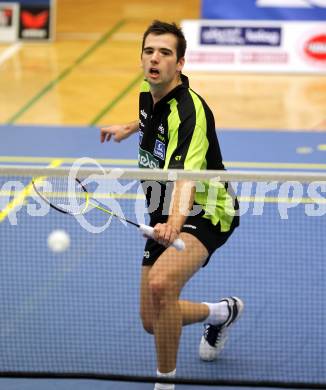 Badminton Bundesliga. ASKOE Kelag Kaernten gegen ASV Pressbaum. Iztok Utrosa (Kaernten). Klagenfurt, am 30.10.2010.
Foto: Kuess
---
pressefotos, pressefotografie, kuess, qs, qspictures, sport, bild, bilder, bilddatenbank