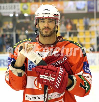 EBEL. Eishockey Bundesliga. KAC gegen HK Acroni Jesenice. Sean Brown (KAC). Klagenfurt, am 10.10.2010.
Foto: Kuess 

---
pressefotos, pressefotografie, kuess, qs, qspictures, sport, bild, bilder, bilddatenbank