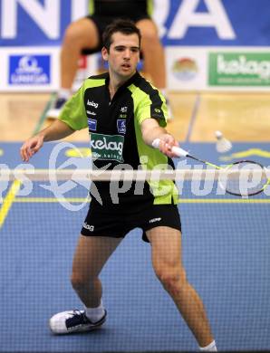 Badminton Bundesliga. ASKOE Kelag Kaernten gegen ASV Pressbaum. Iztok Utrosa (Kaernten). Klagenfurt, am 30.10.2010.
Foto: Kuess
---
pressefotos, pressefotografie, kuess, qs, qspictures, sport, bild, bilder, bilddatenbank