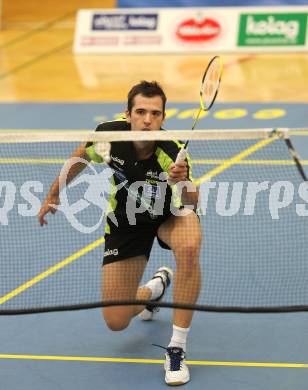 Badminton Bundesliga. ASKOE Kelag Kaernten gegen ASV Pressbaum. Iztok Utrosa (Kaernten). Klagenfurt, am 30.10.2010.
Foto: Kuess
---
pressefotos, pressefotografie, kuess, qs, qspictures, sport, bild, bilder, bilddatenbank