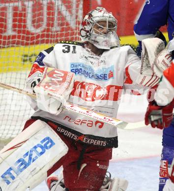 EBEL. Eishockey Bundesliga. VSV gegen KAC. Andy Chiodo (KAC). Villach, am 29.10.2010.
Foto: Kuess 

---
pressefotos, pressefotografie, kuess, qs, qspictures, sport, bild, bilder, bilddatenbank