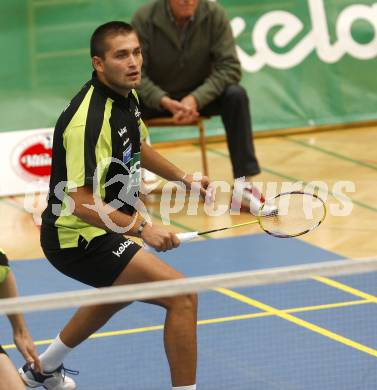 Badminton Bundesliga. ASKOE Kelag Kaernten gegen ASV Pressbaum. Julian Hristov (Kaernten). Klagenfurt, am 30.10.2010.
Foto: Kuess
---
pressefotos, pressefotografie, kuess, qs, qspictures, sport, bild, bilder, bilddatenbank