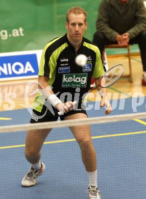 Badminton Bundesliga. ASKOE Kelag Kaernten gegen ASV Pressbaum. Michael Trojan (Kaernten). Klagenfurt, am 30.10.2010.
Foto: Kuess
---
pressefotos, pressefotografie, kuess, qs, qspictures, sport, bild, bilder, bilddatenbank