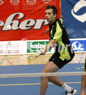 Badminton Bundesliga. ASKOE Kelag Kaernten gegen ASV Pressbaum.  Iztok Utrosa (Kaernten). Klagenfurt, am 30.10.2010.
Foto: Kuess
---
pressefotos, pressefotografie, kuess, qs, qspictures, sport, bild, bilder, bilddatenbank