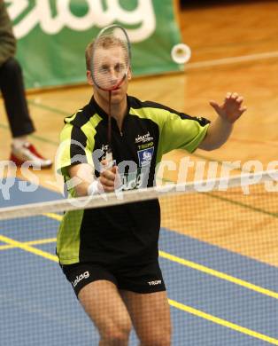 Badminton Bundesliga. ASKOE Kelag Kaernten gegen ASV Pressbaum. Michael Trojan (Kaernten). Klagenfurt, am 30.10.2010.
Foto: Kuess
---
pressefotos, pressefotografie, kuess, qs, qspictures, sport, bild, bilder, bilddatenbank