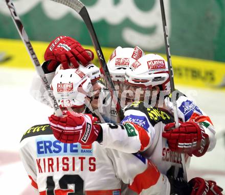 EBEL. Eishockey Bundesliga.  VSV gegen KAC.  Torjubel  KAC. Villach, am 7.11.2010.
Foto: Kuess 


---
pressefotos, pressefotografie, kuess, qs, qspictures, sport, bild, bilder, bilddatenbank