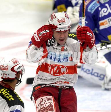 EBEL. Eishockey Bundesliga.  VSV gegen KAC.   Torjubel Jeff Shantz (KAC). Villach, am 7.11.2010.
Foto: Kuess 


---
pressefotos, pressefotografie, kuess, qs, qspictures, sport, bild, bilder, bilddatenbank