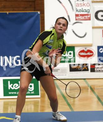 Badminton Bundesliga. ASKOE Kelag Kaernten gegen ASV Pressbaum.  Stasa Poznanovic (Kaernten). Klagenfurt, am 30.10.2010.
Foto: Kuess
---
pressefotos, pressefotografie, kuess, qs, qspictures, sport, bild, bilder, bilddatenbank