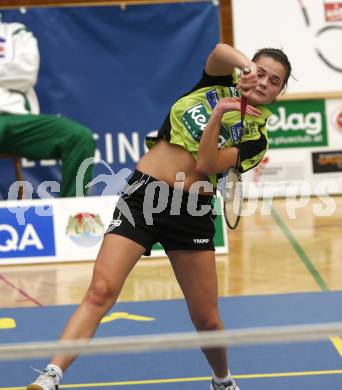 Badminton Bundesliga. ASKOE Kelag Kaernten gegen ASV Pressbaum.  Stasa Poznanovic (Kaernten). Klagenfurt, am 30.10.2010.
Foto: Kuess
---
pressefotos, pressefotografie, kuess, qs, qspictures, sport, bild, bilder, bilddatenbank