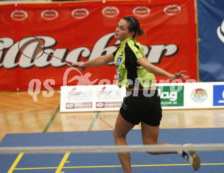 Badminton Bundesliga. ASKOE Kelag Kaernten gegen ASV Pressbaum.  Stasa Poznanovic (Kaernten). Klagenfurt, am 30.10.2010.
Foto: Kuess
---
pressefotos, pressefotografie, kuess, qs, qspictures, sport, bild, bilder, bilddatenbank