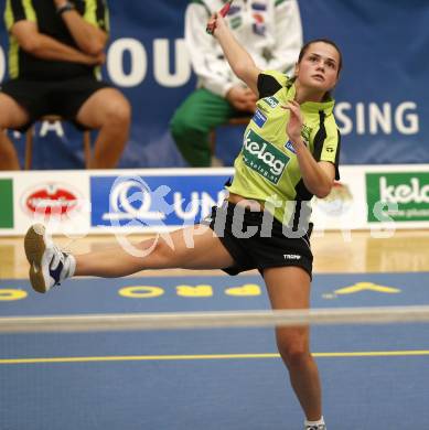 Badminton Bundesliga. ASKOE Kelag Kaernten gegen ASV Pressbaum.  Stasa Poznanovic (Kaernten). Klagenfurt, am 30.10.2010.
Foto: Kuess
---
pressefotos, pressefotografie, kuess, qs, qspictures, sport, bild, bilder, bilddatenbank